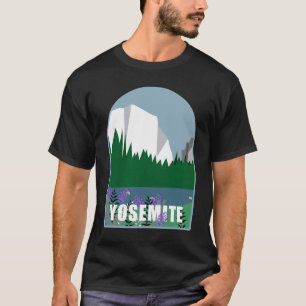 Wildblommor i nationalparken Yosemite Illustration T Shirt