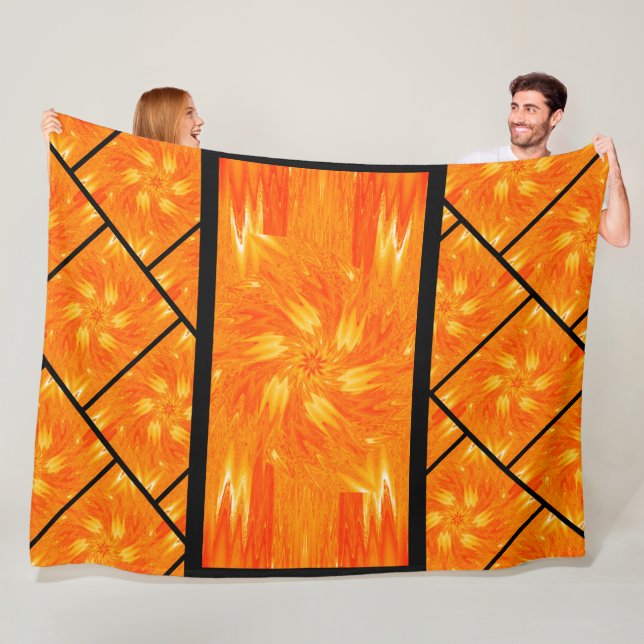 Wildblommor i Pastels 11 Fleecefilt (På plats)