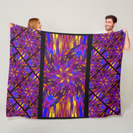 Wildblommor i Pastels 14 Fleecefilt