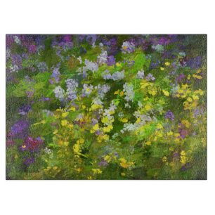 Wildblommor Impasto Painting - Original Flower Art
