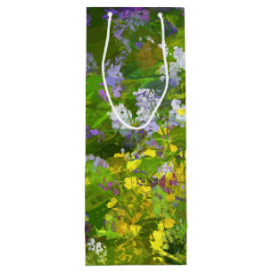 Wildblommor Impasto Painting - Original Flower Art