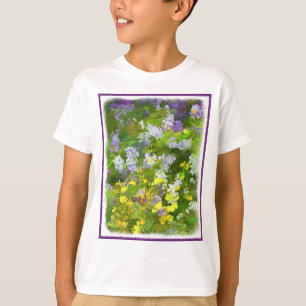 Wildblommor Impasto Painting - Original Flower Art T Shirt