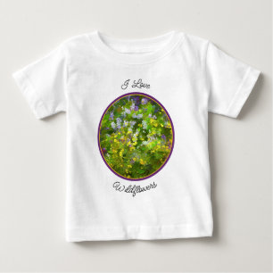 Wildblommor Impasto Painting - Original Flower Art T Shirt