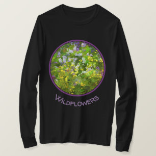 Wildblommor Impasto Painting - Original Flower Art T Shirt