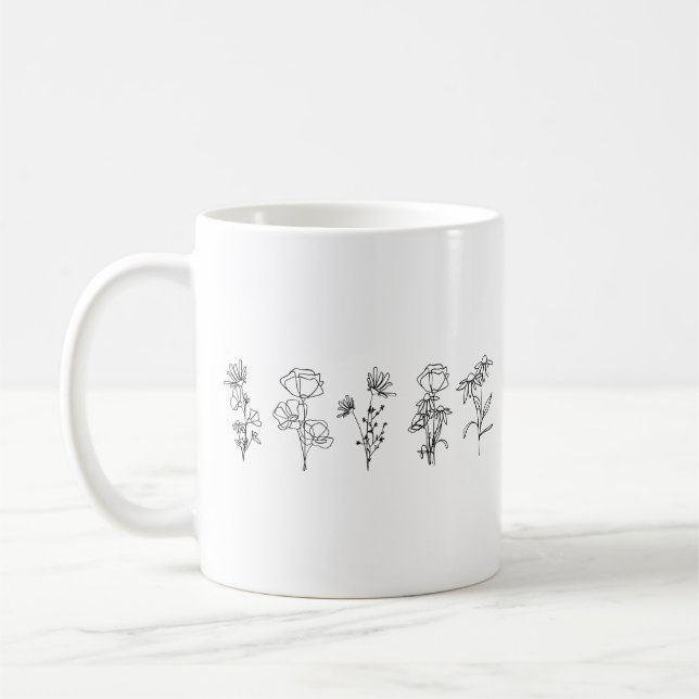 Wildblommor Kaffemugg (Vänster)