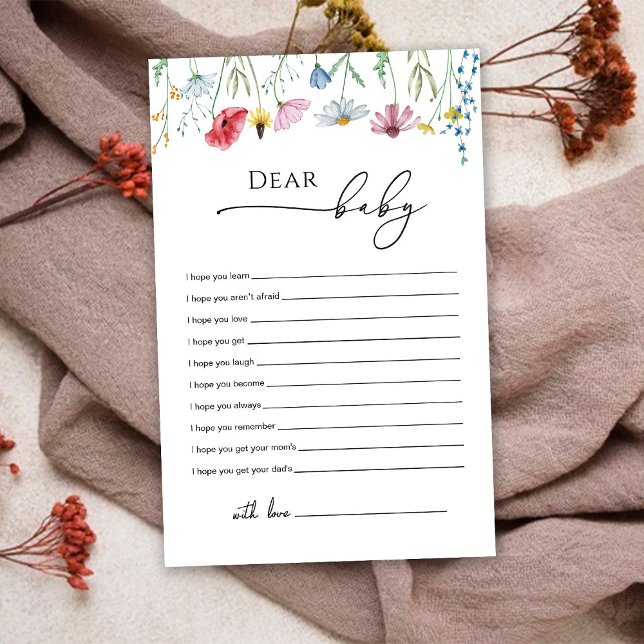 Wildblommor Kära Önskemål för baby-spel (Skapare uppladdad)