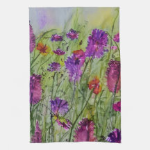 Wildblommor Kitchen Towel