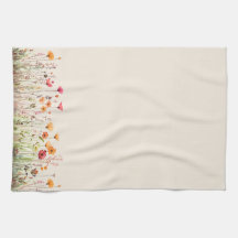 Wildblommor Kitchen Towel
