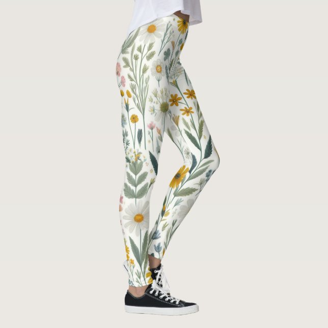 Wildblommor Leggings (Höger)