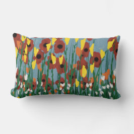 Wildblommor Lumbarkudde