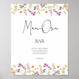 Wildblommor \ Mamma-osa pub Poster