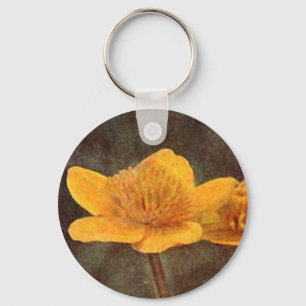 Wildblommor: Marsh Marigold Nyckelring