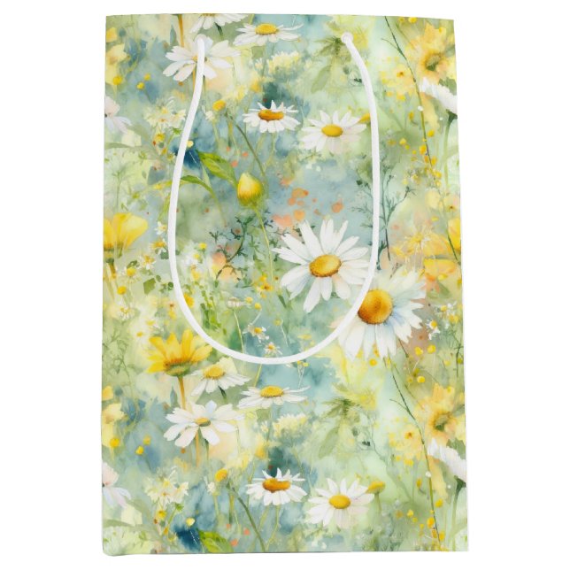 Wildblommor Meadow Summer Foliage Boho Modern (Framsidan)