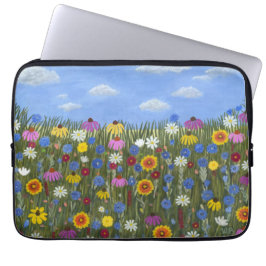 Wildblommor med Daisy Laptop Fodral