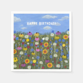 Wildblommor med Daisy Pappersservett