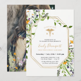 Wildblommor Medical Logotyp Call Greenery Inbjudningar