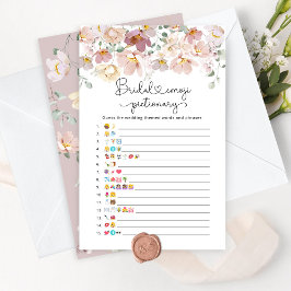 Wildblommor möhippa emoji pictionary-spel