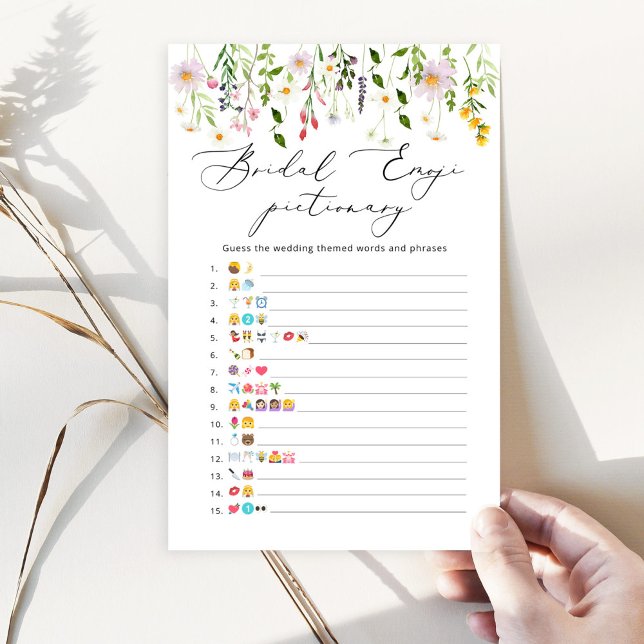 Wildblommor möhippa emoji pictionary-spel (Skapare uppladdad)