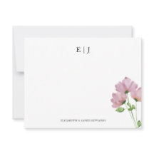 Wildblommor Monogram par Initialer Personlig