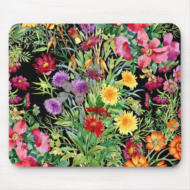 Wildblommor Mouse Pad Musmatta (Framsidan)