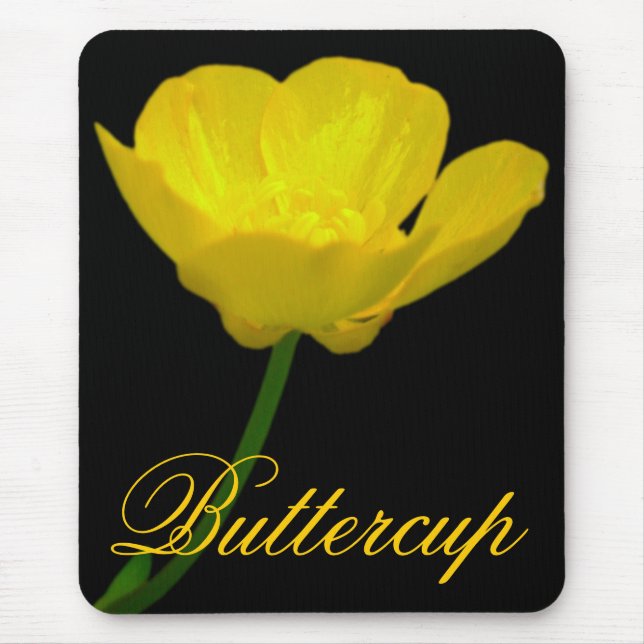 Wildblommor Mousepad Butterkoppar Computer Gifts Musmatta (Framsidan)