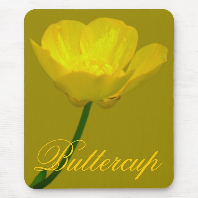 Wildblommor Mousepad Butterkoppar Computer Gifts Musmatta (Framsidan)