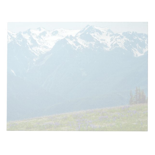Wildblommor och berg anteckningsblock (Framsida)