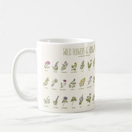 Wildblommor och Örter Kaffemugg
