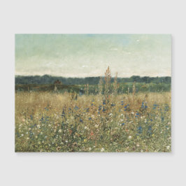 Wildblommor. Olja på Canvas. Vintage