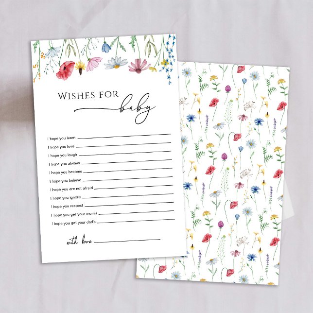 Wildblommor Önskemål för baby-spel (Skapare uppladdad)