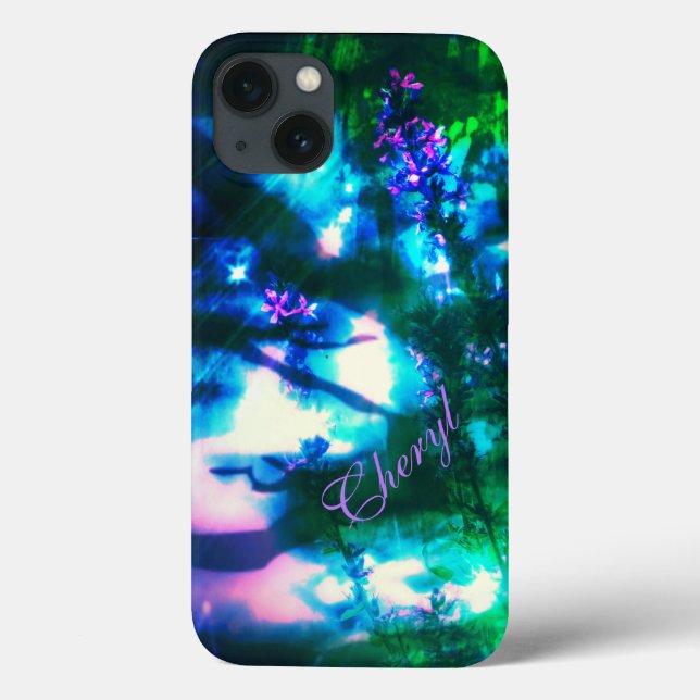 Wildblommor Oriental Goth iPhone 6 fodral (Baksida)