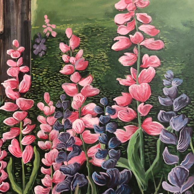 Wildblommor Original Artwork Mugg (Wild Flowers on the side of the Road. Make for a wonderous Painting,)