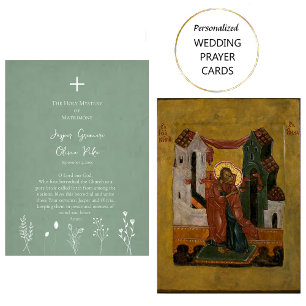 Wildblommor på Bröllop-bönkort i bakgrunden Placeringskort