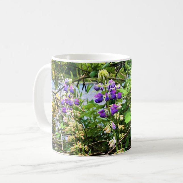 Wildblommor på järnvägen, Oregon Kaffemugg (Framsida vänster)