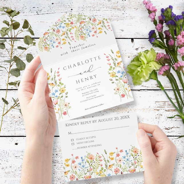 Wildblommor Simple Garden Wedding (Skapare uppladdad)