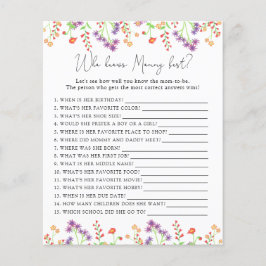 Wildblommor som bäst känner MAMMA