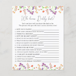 Wildblommor som känner DADDY bäst