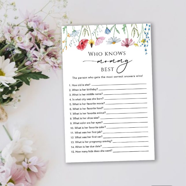 Wildblommor som känner Mamma best Game (Skapare uppladdad)