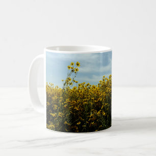 Wildblommor Sunblommor Kaffemugg