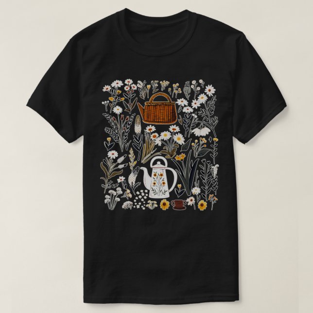 Wildblommor T Shirt (Design framsida)