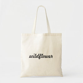 "Wildblommor Tote Bag" Tygkasse
