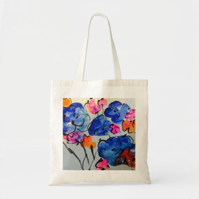 Wildblommor Tote Tygkasse (Framsidan)