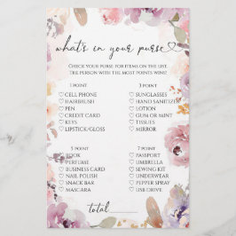 Wildblommor, vad är det i ditt handväska?