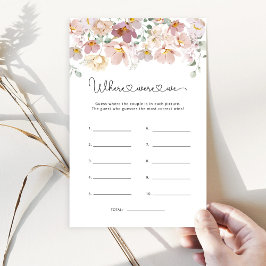 Wildblommor Var var vi möhippa-spel?