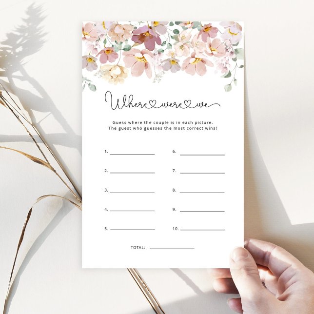 Wildblommor Var var vi möhippa-spel? (Skapare uppladdad)