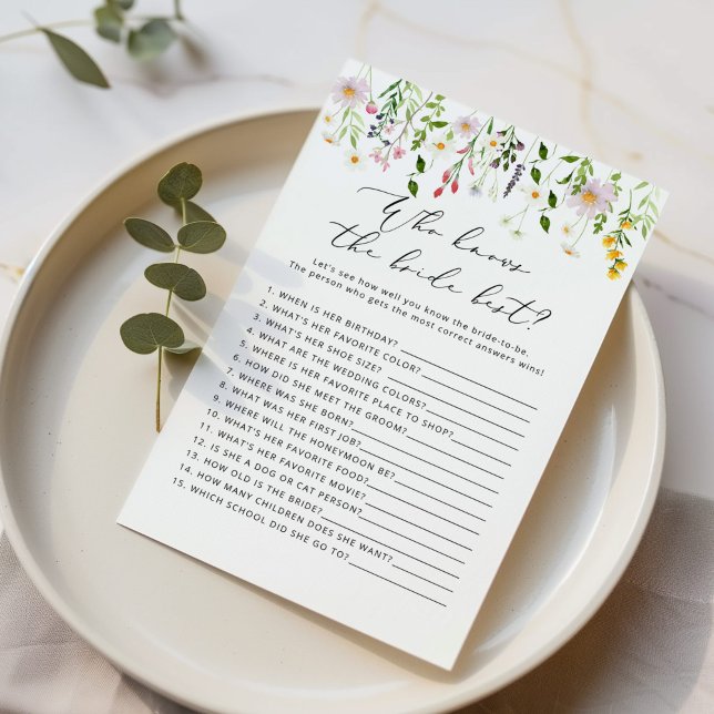 Wildblommor Vem känner till det brista bästa spele (Skapare uppladdad)