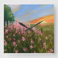 "Wildblommor vid vriden bra konstklockan"