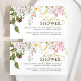 Wildblommor Visning Shower Biljett Tilläggskort