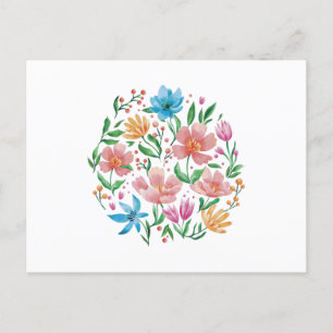 Wildblommor Vykort