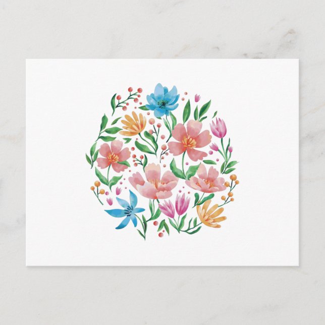 Wildblommor Vykort (Framsida)